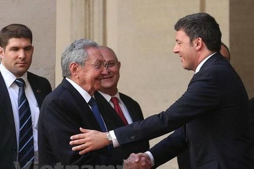 Chủ tịch Cuba Raul Castro: Quan hệ Cuba-Italy là hoàn hảo
