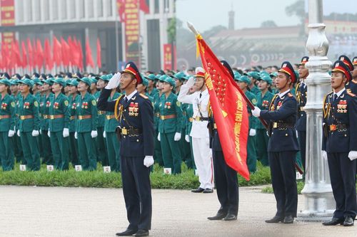 Khoảnh khắc đẹp, hậu trường ấn tượng trong Lễ diễu binh mừng Quốc khánh 2-9