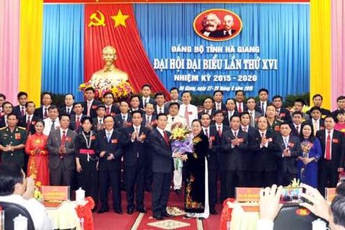Hà Giang công bố danh sách BCH Đảng bộ khóa XVI