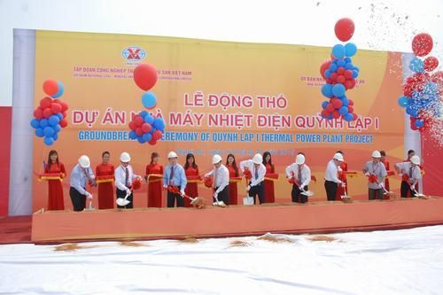 Động thổ dự án Nhà máy Nhiệt điện Quỳnh Lập 1 tại Nghệ An