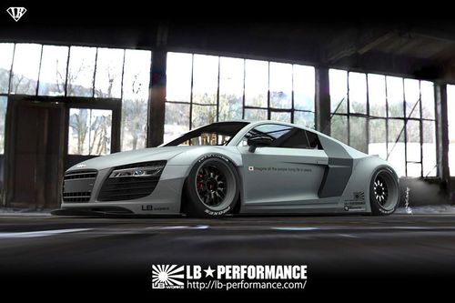 Audi R8 'dữ dằn' với gói độ Liberty Walk hơn nửa tỷ