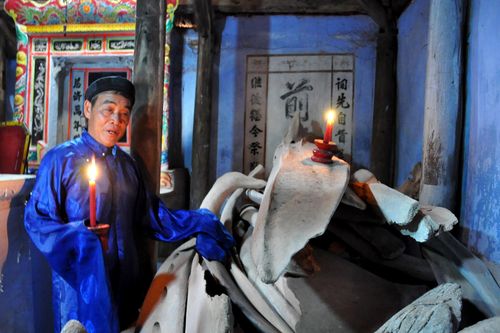 'Bảo tàng' xương cá voi ở đảo Lý Sơn
