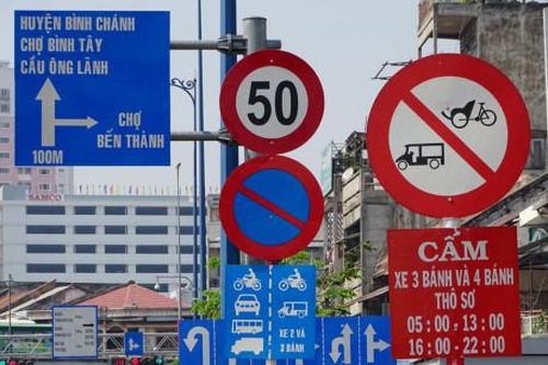 Đầu tháng 3, gỡ biển báo 50 km/h ở đường đôi