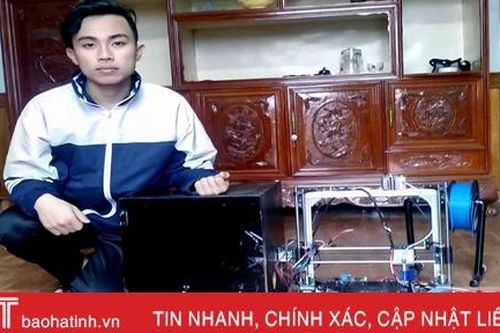Cậu học sinh trường huyện đam mê sáng tạo