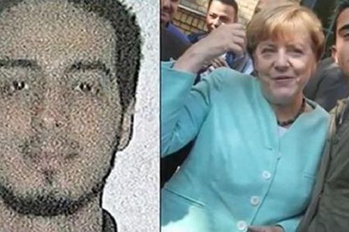 Bà Merkel từng chụp ảnh với kẻ đánh bom ở Bỉ?
