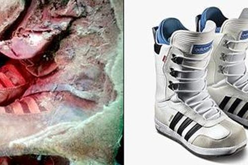 Xác ướp Mông Cổ du hành vượt thời gian, đi giày Adidas