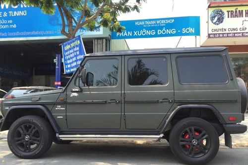 Mercedes G Class 4,9 tỷ độ kiểu quân đội của thợ Đà Nẵng
