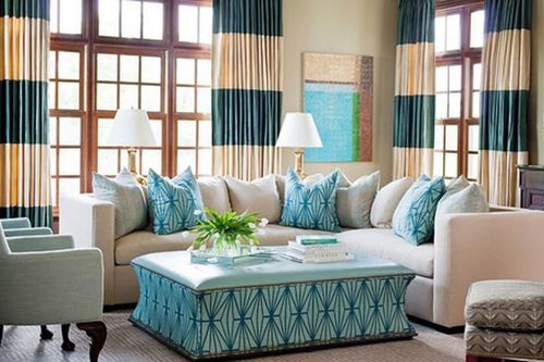 Cách chọn rèm cửa trang trí phòng khách đẹp ấn tượng