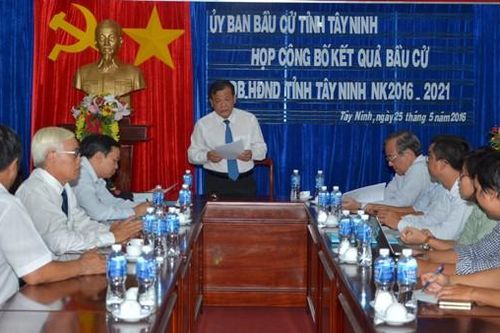 Tây Ninh công bố kết quả bầu cử Đại biểu HĐND tỉnh Khóa XI