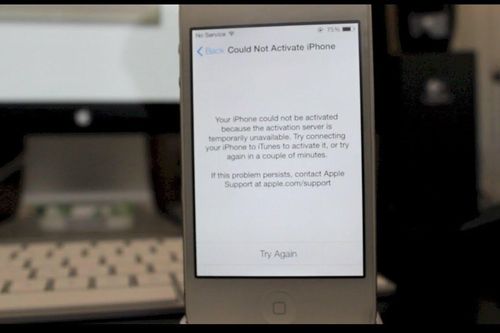 Server Apple bị lỗi, không kích hoạt được iPhone ở VN