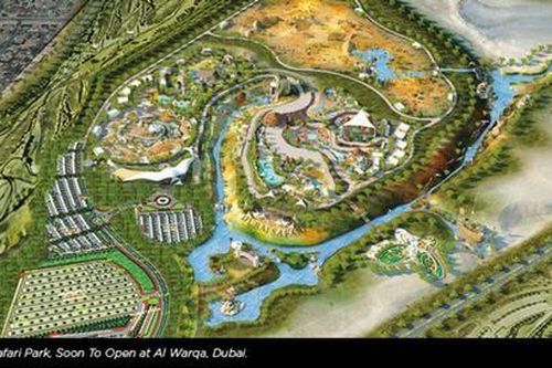 Dubai xây dựng hồ bơi đá điều hòa tại công viên Safari