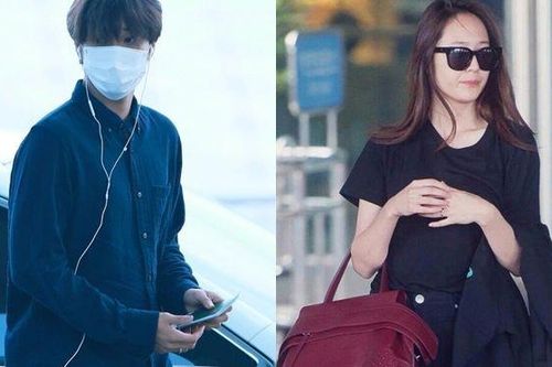 Fan tung bằng chứng Krystal và Kai (EXO) đeo nhẫn đôi