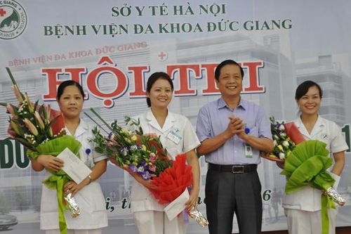 Gần 350 điều dưỡng, hộ sinh BVĐK Đức Giang tranh tài tại hội thi điều dưỡng giỏi