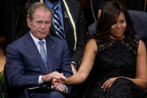 Tình bạn đặc biệt của Michelle Obama và cựu Tổng thống Bush
