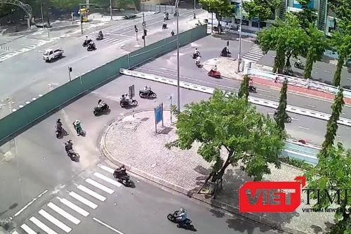Đà Nẵng: Cấm đậu đỗ nhiều tuyến đường để thi công hầm chui đầu cầu Sông Hàn