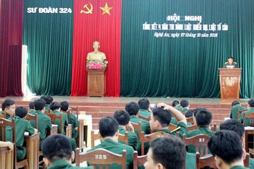 Sư đoàn 324 (Quân khu 4): Tổng kết 4 năm thi hành Luật khiếu nại, Luật tố cáo