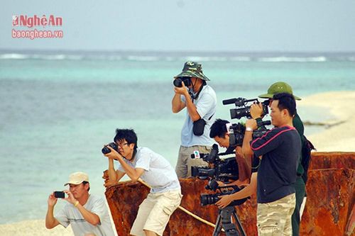 Tác nghiệp ở Trường Sa