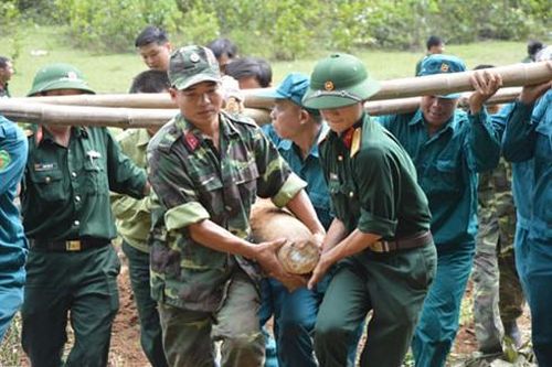 Phát hiện, hủy nổ an toàn quả bom 250kg