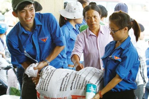 Phong trào của Đoàn thể hiện sự quan tâm của thanh niên