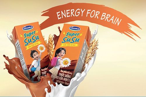 Thức uống Cacao lúa mạch Vinamilk Super Susu – năng lượng cho bé