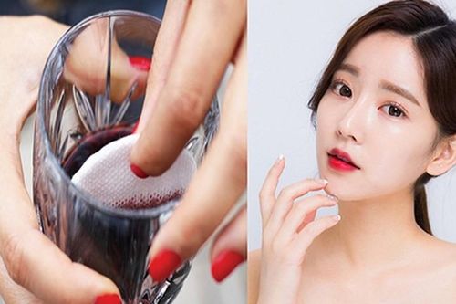 Độc chiêu trị mụn, làm trắng da từ rượu vang Tết