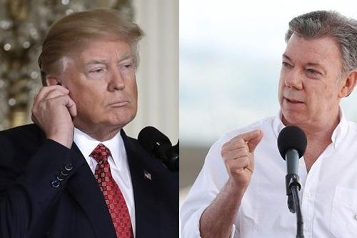 Tổng thống Colombia đề nghị ông Trump ủng hộ tiến trình hòa bình