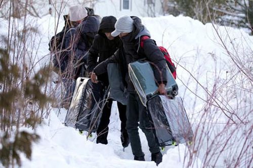 Dân di cư ồ ạt vượt biên sang Canada