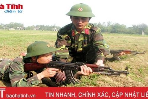 Lính mới trên thao trường