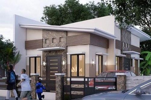 Mẫu nhà 'cấp 4'... kiểu biệt thự hiện đại với 200 triệu