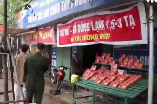 Thịt hổ được rao bán công khai ở Hà Nội
