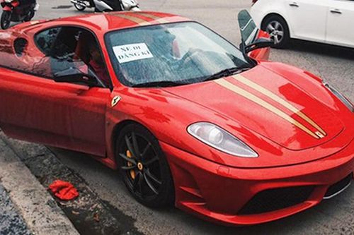 Siêu xe Ferrari tiền tỷ của Dũng 'mặt sắt' tại Hà Nội