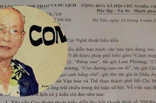 Thu hồi quyết định tạm dừng lưu hành 5 ca khúc sáng tác trước năm 1975