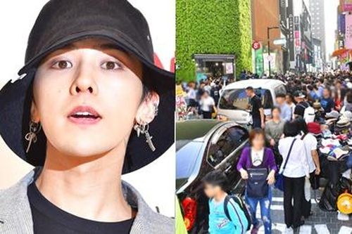 G-Dragon khiến cả khu phố thủ đô Hàn Quốc tắc nghẽn