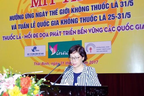Thái Bình: Mít tinh hưởng ứng ngày thế giới không thuốc lá