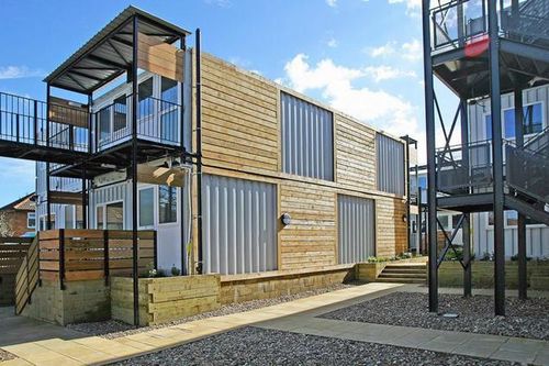 Nhà container cho người vô gia cư ở London
