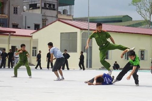 Lính hình sự, ma túy Công an Hà Nội nâng cao trình độ võ thuật