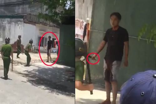 Ngáo đá, nam thanh niên tự cầm dao cứa vào cổ