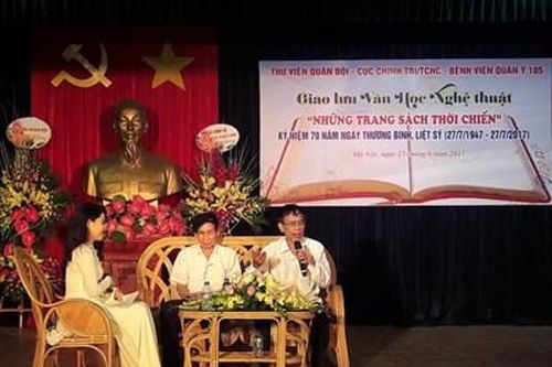Giao lưu văn học nghệ thuật 'Những trang sách thời chiến'