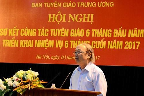 Đồng chí Võ Văn Phuông làm Phó Trưởng ban Thường trực Ban Tuyên giáo Trung ương