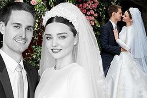Ảnh cưới tuyệt đẹp của Miranda Kerr và tỉ phú kém 7 tuổi