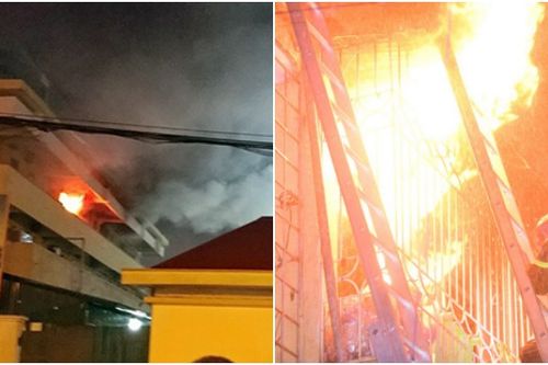 Căn nhà 4 tầng ở phố Vọng và Bệnh viện Bạch Mai cùng cháy lớn trong đêm, 2 nạn nhân tử vong