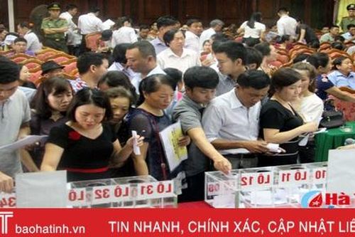 Hơn 64 tỷ đồng cho 84 lô đất đấu giá ở khu dân cư thôn Bắc Thượng