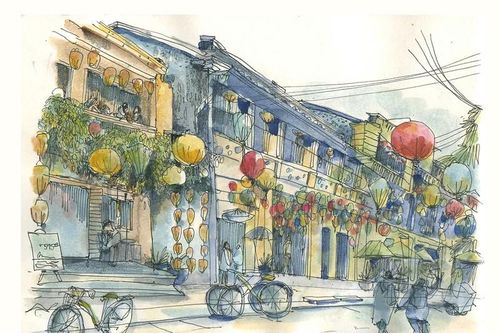 Ký họa tuyệt vời về Việt Nam của nữ họa sĩ Mỹ (2)