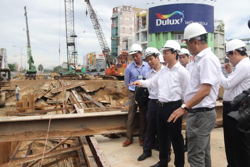 Đà Nẵng: Tiến độ thi công hầm chui Nguyễn Tri Phương - Điện Biên Phủ chậm 1,5 tháng