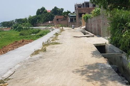 Quốc Oai, Hà Nội: Sự cố sụt lún đường đã được khắc phục