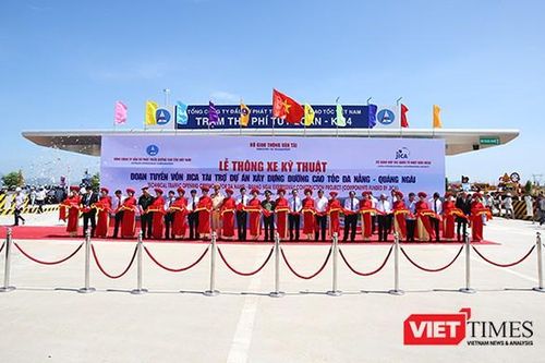 Thông xe kỹ thuật và đưa vào khai thác tuyến cao tốc Đà Nẵng-Quảng Ngãi giai đoạn 1