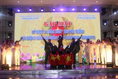 CAQ Ba Đình: Gặp mặt cán bộ chiến sĩ Công an hưu trí qua các thời kỳ
