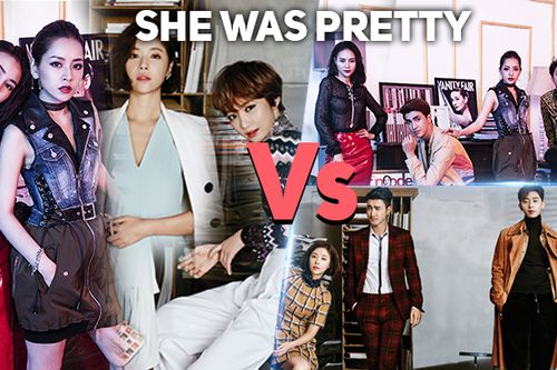 Chụp ảnh 'na ná' nhau, 'She Was Pretty' bản Việt hay bản Hàn 'chất' hơn?
