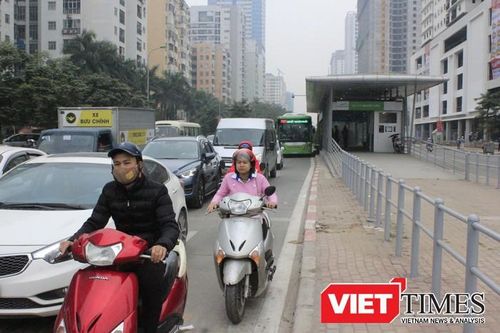 'Từ khi buýt nhanh chạy chưa xảy ra ùn tắc giao thông nghiêm trọng'