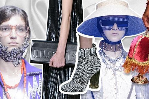 Điểm danh loạt phụ kiện 'hot' nhất sàn diễn Milan fashion week Spring Summer 2018